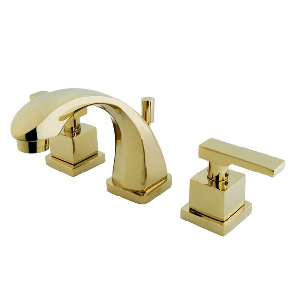 KS4942QLL Executive Widespread Bathroom Faucet, Polished Brass